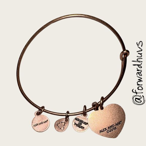 Bundle Sale 3 for $15 | Alex and Ani Rafaelian Rose Gold Tulip Bracelet - Picture 4 of 6